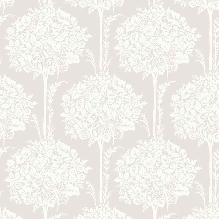 Zaria Lavender Topiary Wallpaper - York Wallcoverings - 4074-26623 - York Wallcoverings Wallpaper