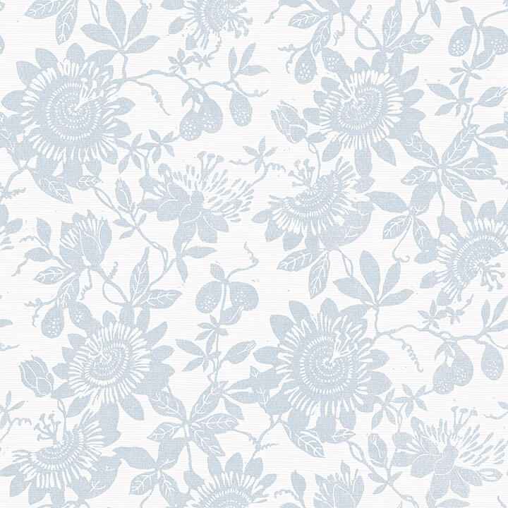 Helen Light Blue Floral Trail Wallpaper - York Wallcoverings - 4074-26631 - York Wallcoverings Wallpaper