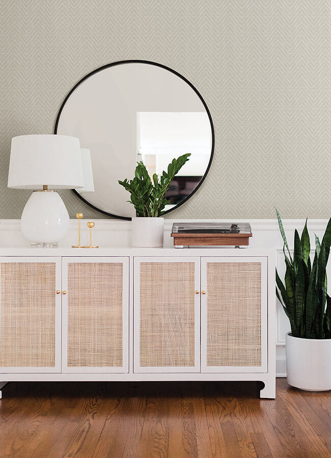 glynn-silver-chevron-wallpaper-york-wallcoverings-4074-26651 - York Wallcoverings Wallpaper