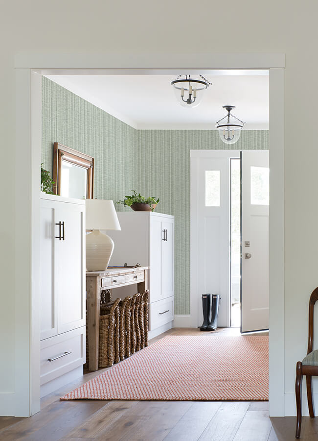 simon-green-woven-texture-wallpaper-york-wallcoverings-4074-26655 - York Wallcoverings Papel pintado