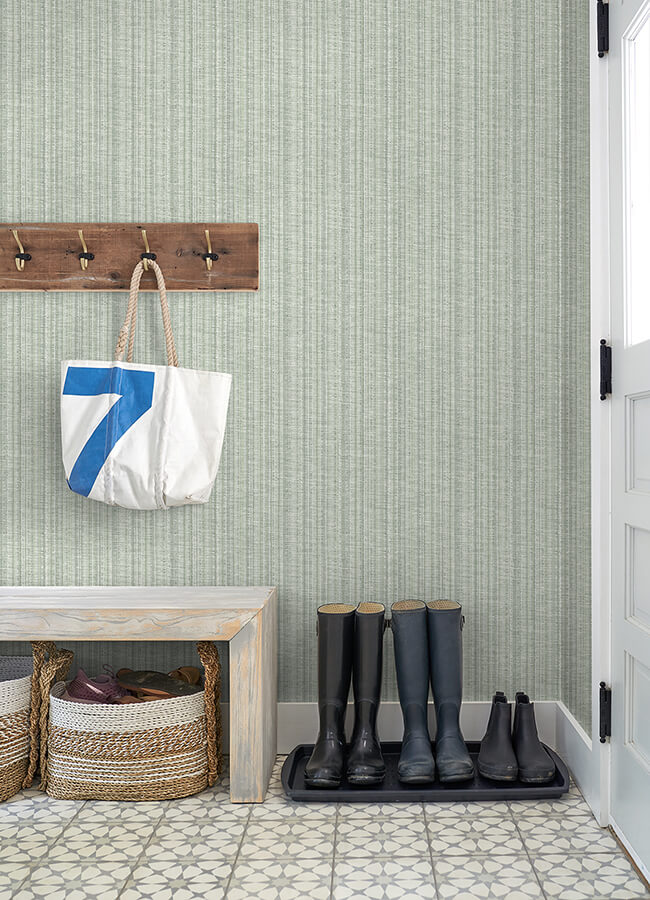 simon-green-woven-texture-wallpaper-york-wallcoverings-4074-26655 - York Wallcoverings Papel pintado