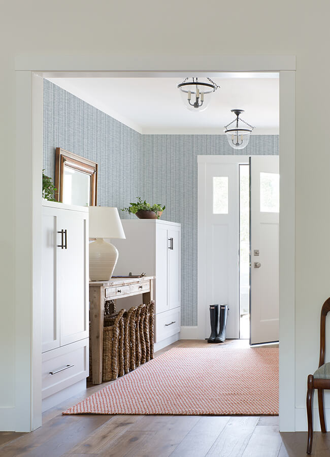 simon-blue-woven-texture-wallpaper-york-wallcoverings-4074-26656 - York Wallcoverings Papel pintado