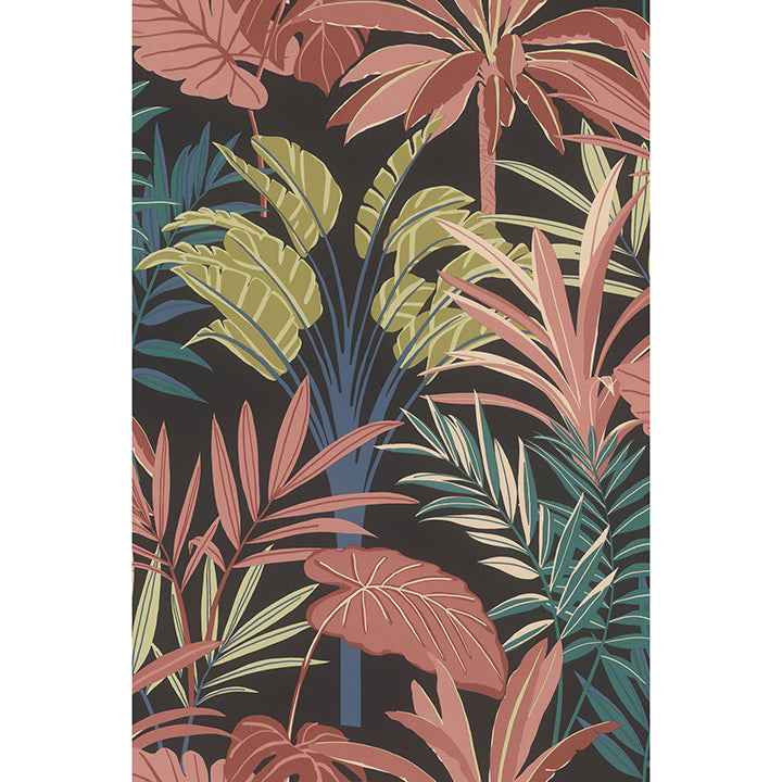 Rudyard Pink Tropical Flora Wallpaper - York Wallcoverings - RH691603 - York Wallcoverings Wallpaper