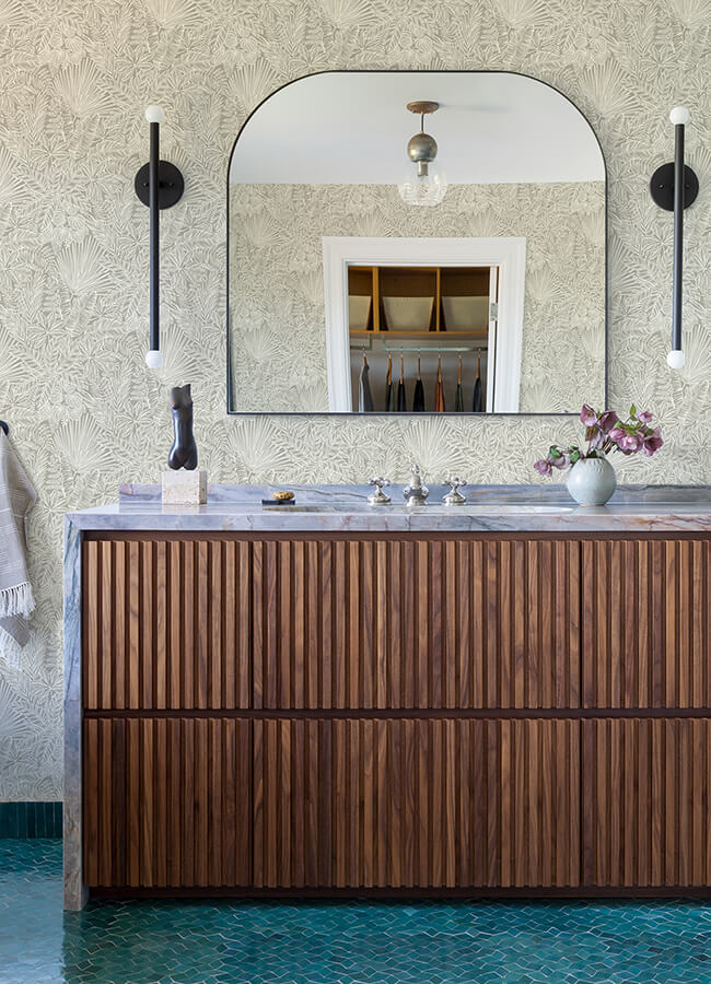 vita-light-brown-botanical-wallpaper-york-wallcoverings-4120-26800 - York Wallcoverings Wallpaper