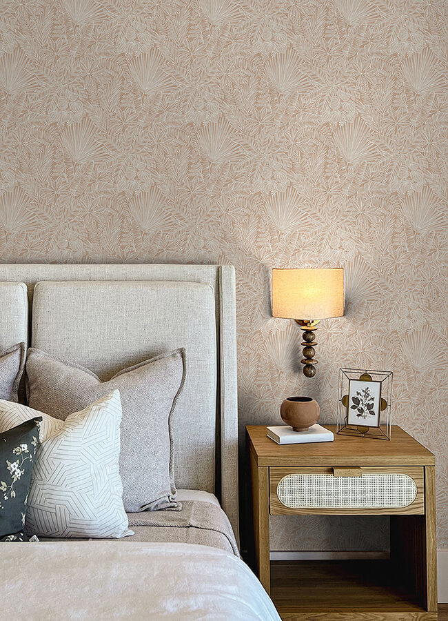 vita-blush-botanical-wallpaper-york-wallcoverings-4120-26801 - York Wallcoverings Wallpaper