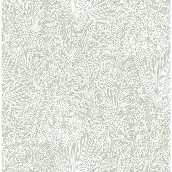 Vita Sage Botanical Wallpaper - York Wallcoverings - 4120-26803 - York Wallcoverings Wallpaper