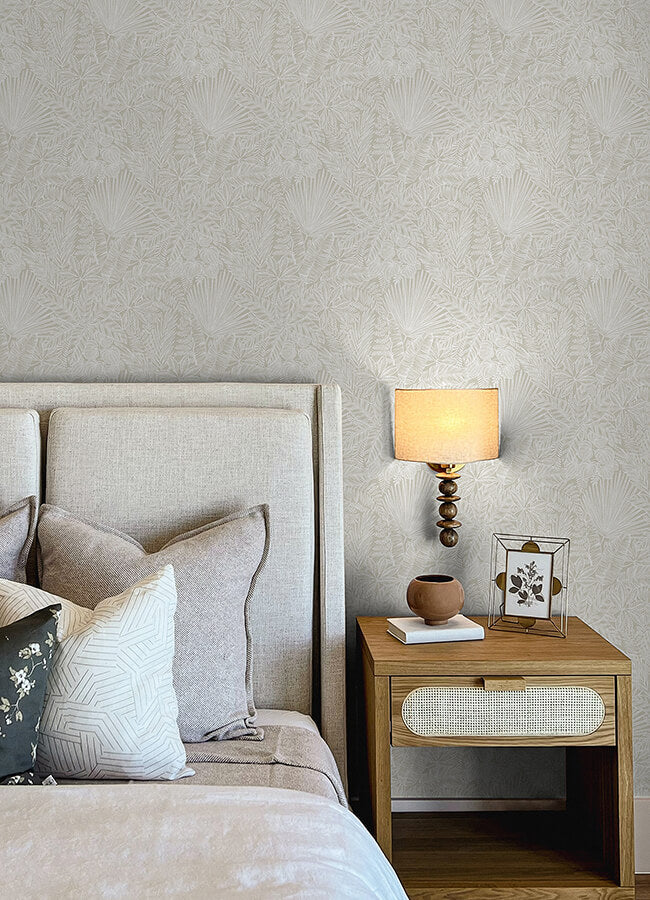 vita-off-white-botanical-wallpaper-york-wallcoverings-4120-26805 - York Wallcoverings Wallpaper