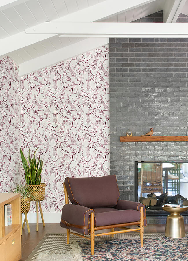 serena-plum-chinoiserie-wallpaper-york-wallcoverings-4120-26806 - York Wallcoverings Wallpaper