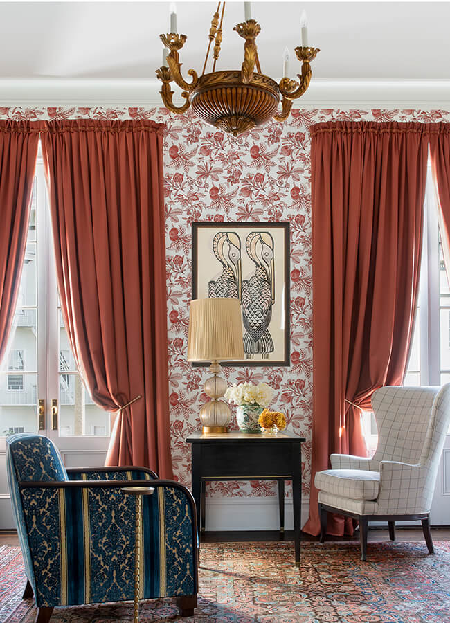 cecilia-red-fruit-wallpaper-york-wallcoverings-4120-26812 - York Wallcoverings Wallpaper