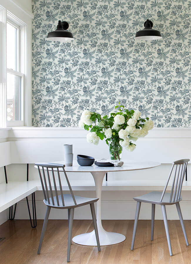 cecilia-light-blue-fruit-wallpaper-york-wallcoverings-4120-26814 - York Wallcoverings Wallpaper