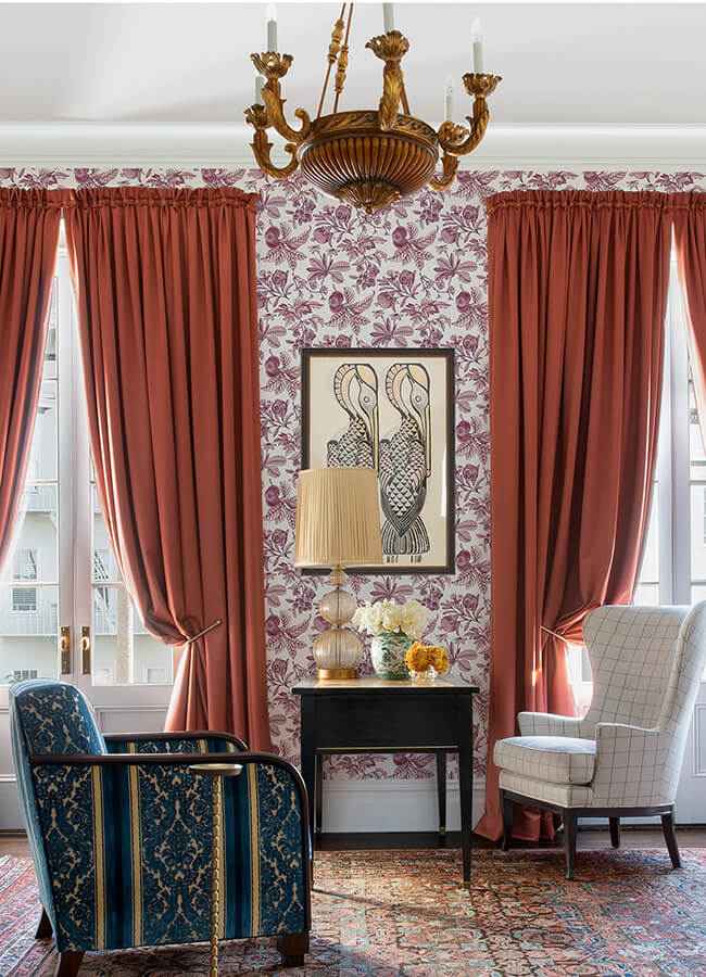 Cecilia Purple Fruit Wallpaper - York Wallcoverings - 4120-26815 - York Wallcoverings Wallpaper