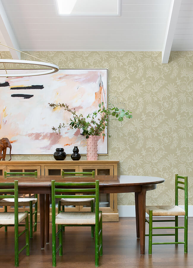 maeve-butter-jacobean-trail-wallpaper-york-wallcoverings-4120-26825 - York Wallcoverings Wallpaper