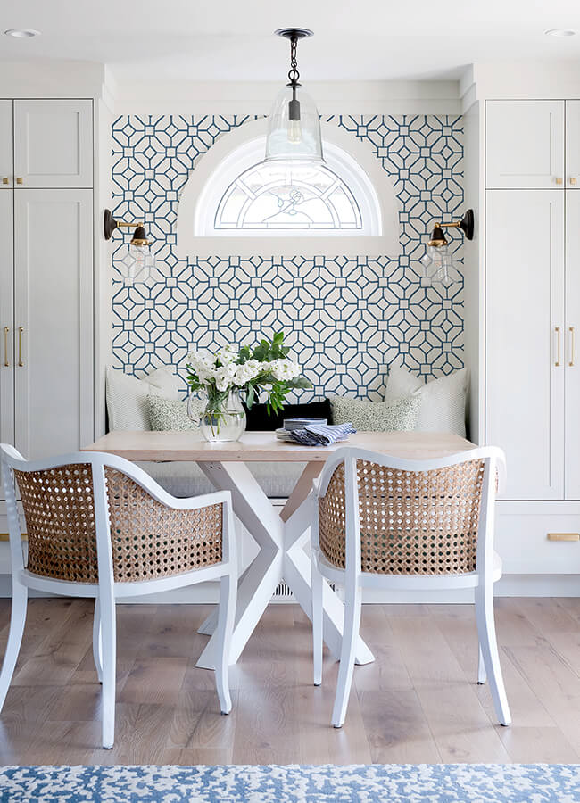 addis-blue-trellis-wallpaper-york-wallcoverings-4120-26828 - York Wallcoverings Wallpaper