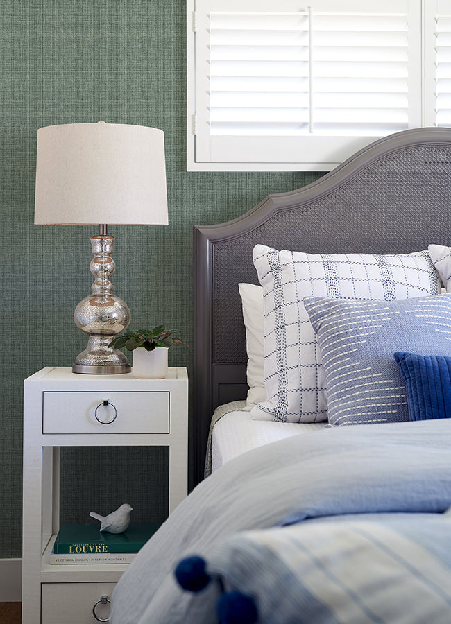 kantera-green-fabric-texture-wallpaper-york-wallcoverings-4120-26833