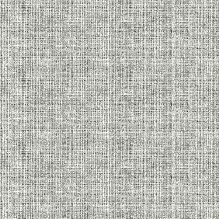 Kantera Grey Fabric Texture Wallpaper - York Wallcoverings - 4120-26834
