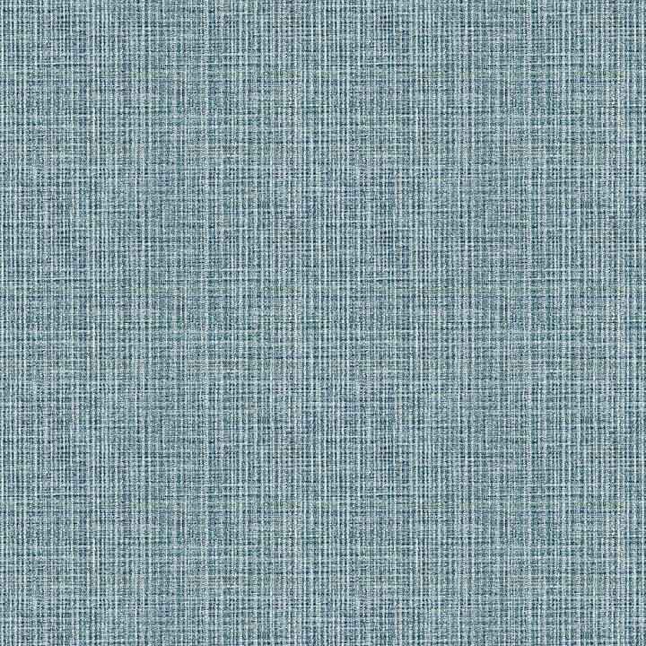 Kantera Blue Fabric Texture Wallpaper - York Wallcoverings - 4120-26840 - York Wallcoverings Wallpaper