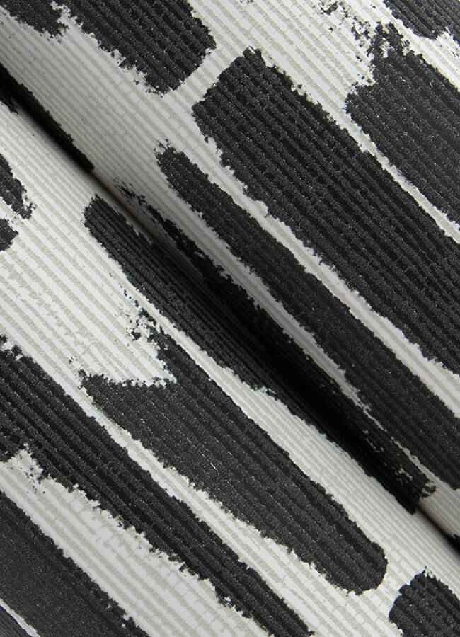 Myrtle Black Abstract Stripe Wallpaper - York Wallcoverings - 4120-26841 - York Wallcoverings Wallpaper