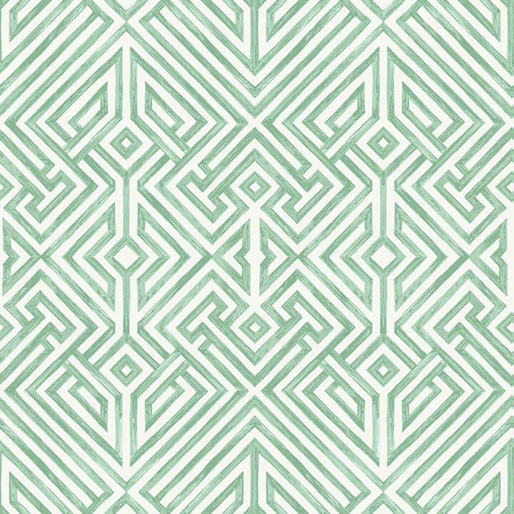 lyon-green-geometric-key-wallpaper-york-wallcoverings-4120-26850 - York Wallcoverings Wallpaper