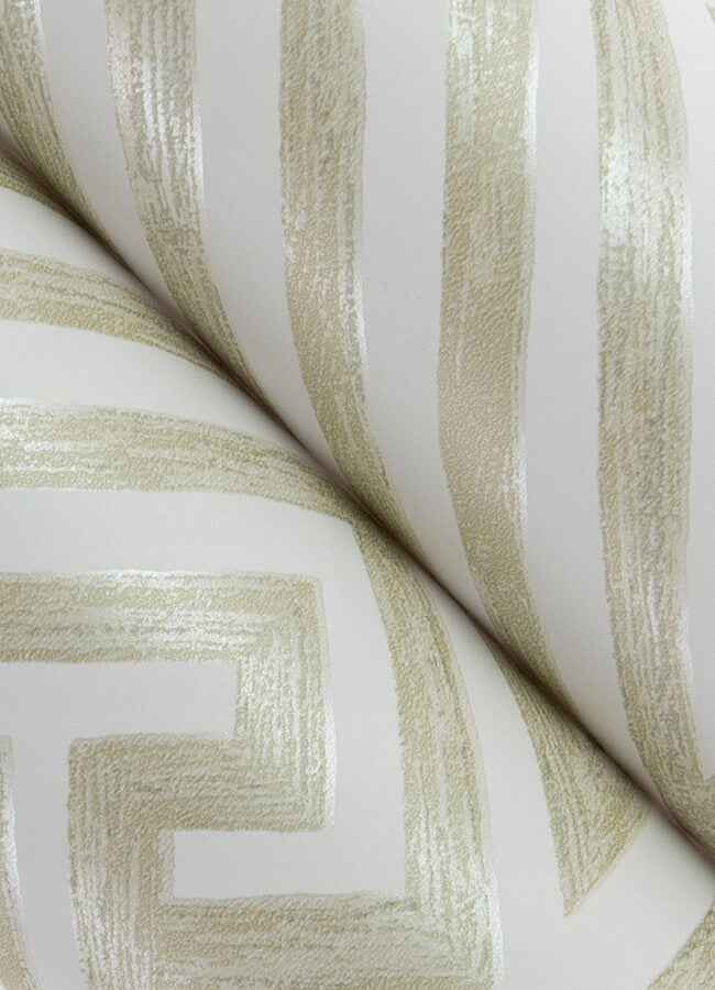 Lyon Gold Geometric Key Wallpaper - York Wallcoverings - 4120-26851 - York Wallcoverings Wallpaper