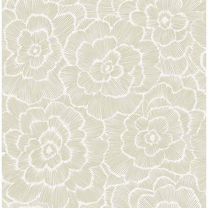 periwinkle-stone-textured-floral-wallpaper-york-wallcoverings-4120-26852 - York Wallcoverings Wallpaper