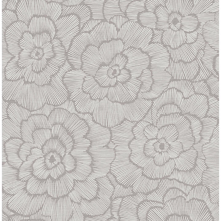 periwinkle-sterling-textured-floral-wallpaper-york-wallcoverings-4120-26853 - York Wallcoverings Wallpaper