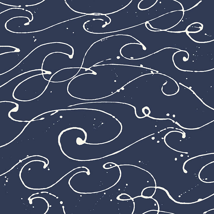 kuroshio-navy-ocean-wave-wallpaper-york-wallcoverings-4071-71004 - York Wallcoverings Papel pintado