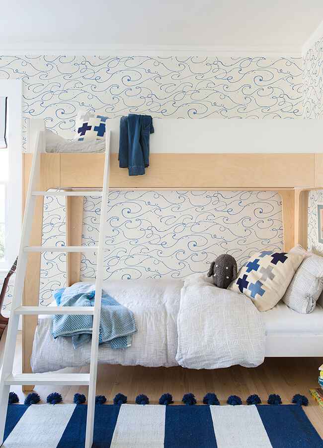 Kuroshio Light Blue Ocean Wave Wallpaper - York Wallcoverings - 4071-71005 - York Wallcoverings Wallpaper