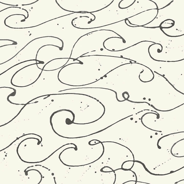 kuroshio-charcoal-ocean-wave-wallpaper-york-wallcoverings-4071-71008 - York Wallcoverings Papel pintado