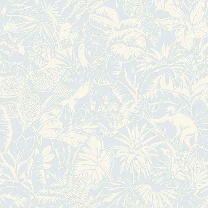 Corcovado Light Blue Jungle Jamboree Wallpaper - York Wallcoverings - 4071-71012 - York Wallcoverings Wallpaper