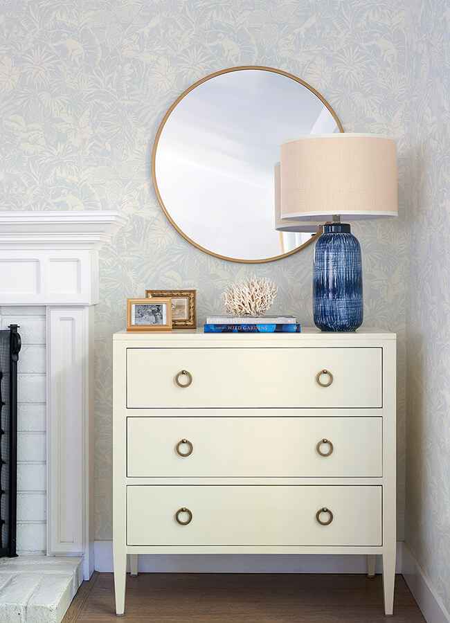 Corcovado Light Blue Jungle Jamboree Wallpaper - York Wallcoverings - 4071-71012 - York Wallcoverings Wallpaper