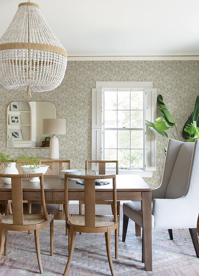 sea-biscuit-grey-sand-dollar-wallpaper-york-wallcoverings-4071-71024 - York Wallcoverings Papel pintado