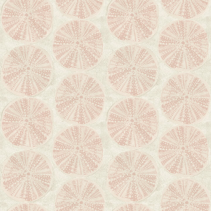 sea-biscuit-peach-sand-dollar-wallpaper-york-wallcoverings-4071-71026 - York Wallcoverings Papel pintado