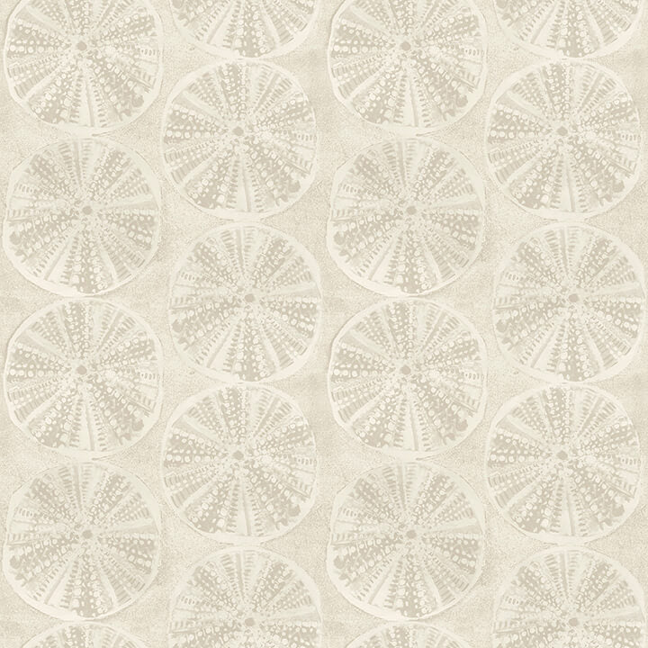 sea-biscuit-beige-sand-dollar-wallpaper-york-wallcoverings-4071-71027 - York Wallcoverings Papel pintado