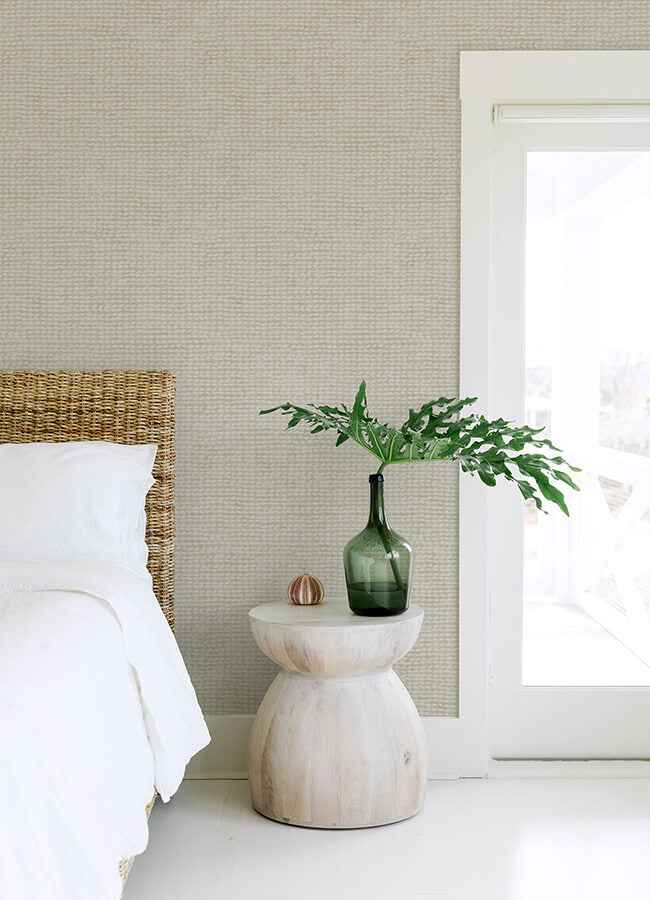 Wellen Light Grey Abstract Rope Wallpaper - York Wallcoverings - 4071-71031 - York Wallcoverings Wallpaper