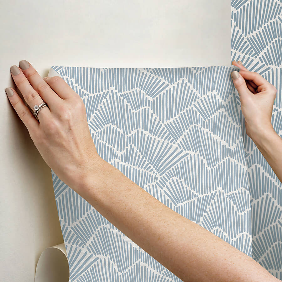 periwinkle-ridge-valley-peel-and-stick-wallpaper-york-wallcoverings-ess6026 - York Wallcoverings Wallpaper