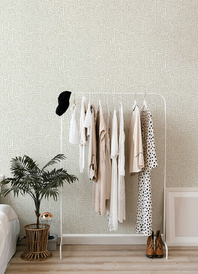 ramble-sage-geometric-wallpaper-york-wallcoverings-4121-25702 - York Wallcoverings Papel pintado