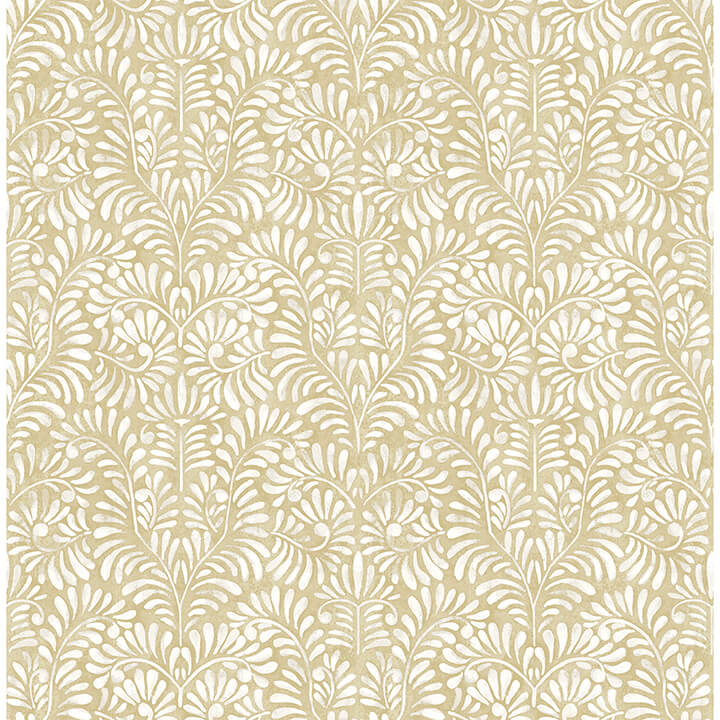 elma-honey-fiddlehead-wallpaper-york-wallcoverings-4121-26917 - York Wallcoverings Papel pintado