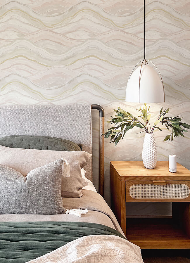 dorea-pastel-striated-waves-wallpaper-york-wallcoverings-4121-26923 - York Wallcoverings Papel pintado
