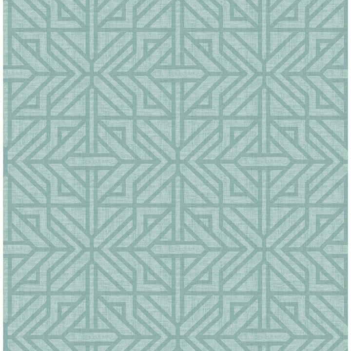 hesper-teal-geometric-wallpaper-york-wallcoverings-4121-26928 - York Wallcoverings Papel pintado
