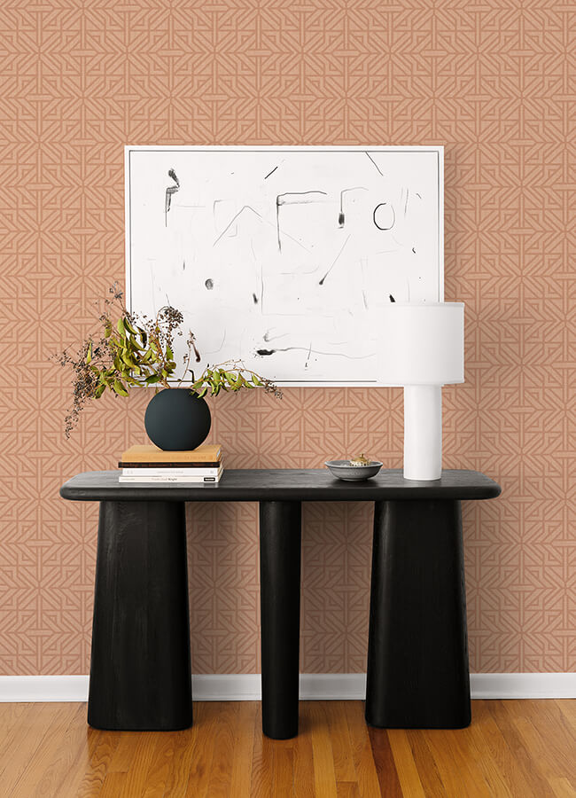 hesper-rust-geometric-wallpaper-york-wallcoverings-4121-26930 - York Wallcoverings Papel pintado