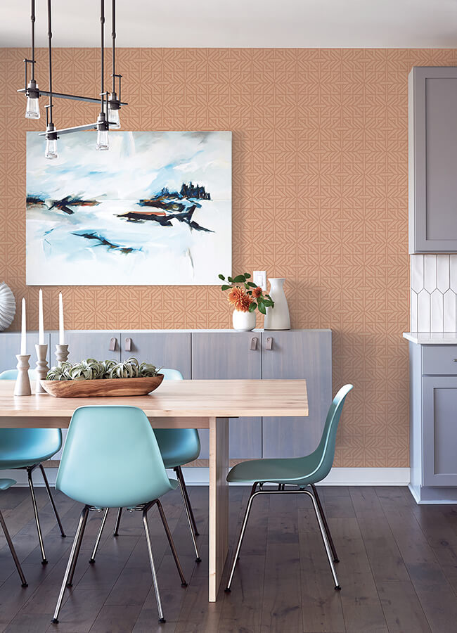 hesper-rust-geometric-wallpaper-york-wallcoverings-4121-26930 - York Wallcoverings Papel pintado