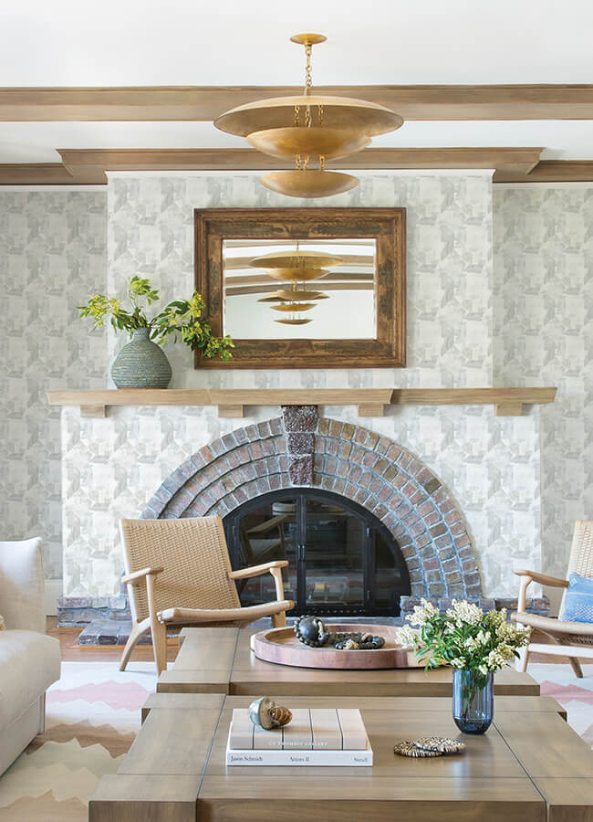perrin-light-grey-gem-geometric-wallpaper-york-wallcoverings-4121-26944 - York Wallcoverings Papel pintado
