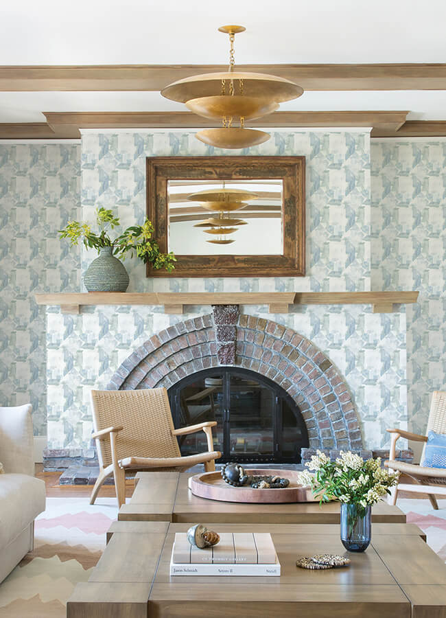 perrin-blue-gem-geometric-wallpaper-york-wallcoverings-4121-26946 - York Wallcoverings Wallpaper