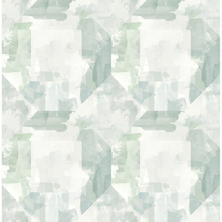perrin-sea-green-gem-geometric-wallpaper-york-wallcoverings-4121-26947 - York Wallcoverings Wallpaper
