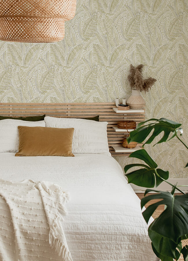 Fildia Honey Botanical Wallpaper - York Wallcoverings - 4121-26952 - York Wallcoverings Wallpaper