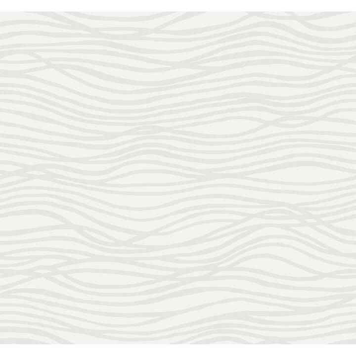 Galyn Dove Pearlescent Wave Wallpaper - York Wallcoverings - 4121-72205