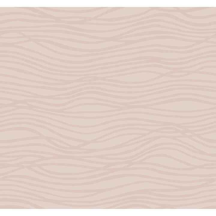 Galyn Rose Gold Pearlescent Wave Wallpaper - York Wallcoverings - 4121-72208