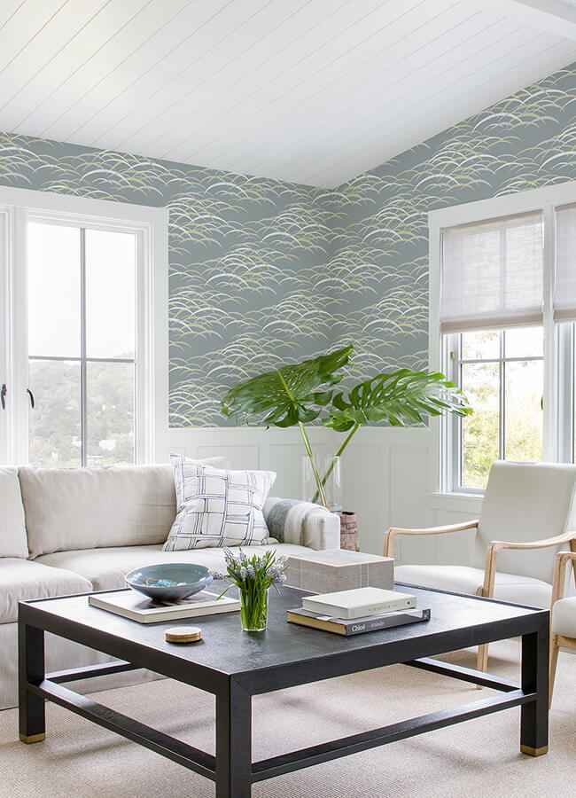 Kasia Slate Abstract Wallpaper - York Wallcoverings - 4121-72209 - York Wallcoverings Wallpaper