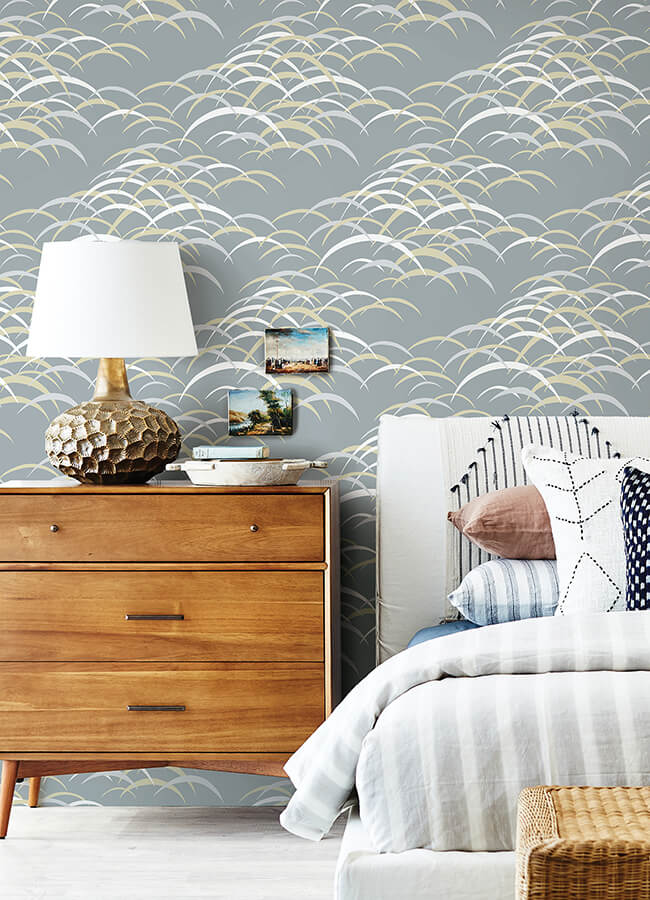 kasia-slate-abstract-wallpaper-york-wallcoverings-4121-72209 - York Wallcoverings Papel pintado