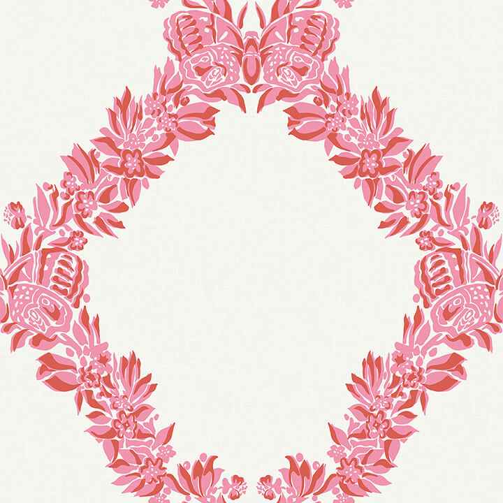 Valentino Wreath Peel & Stick Wallpaper - York Wallcoverings - SCS6050 - York Wallcoverings Wallpaper
